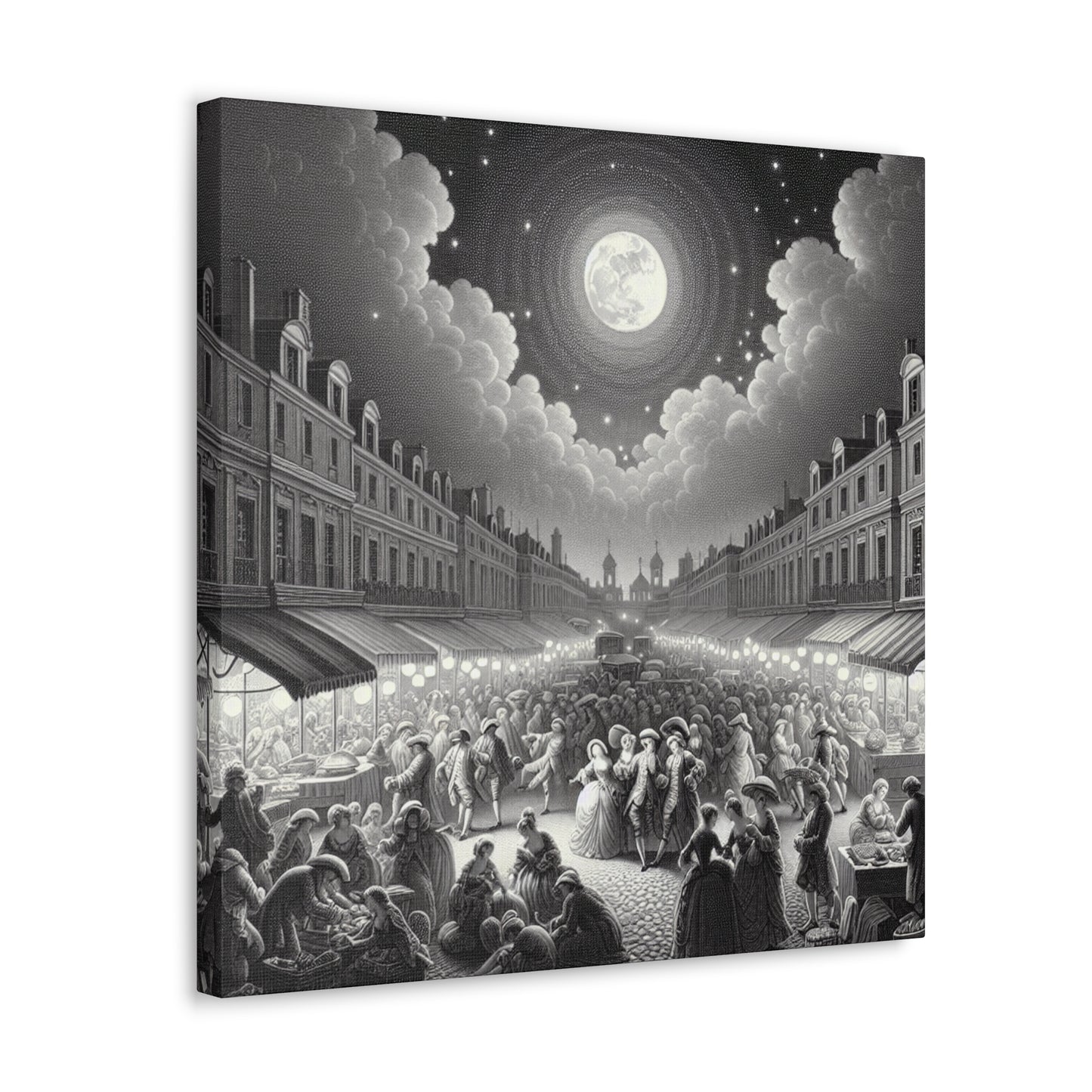 Midnight Masquerade Lights - Canvas