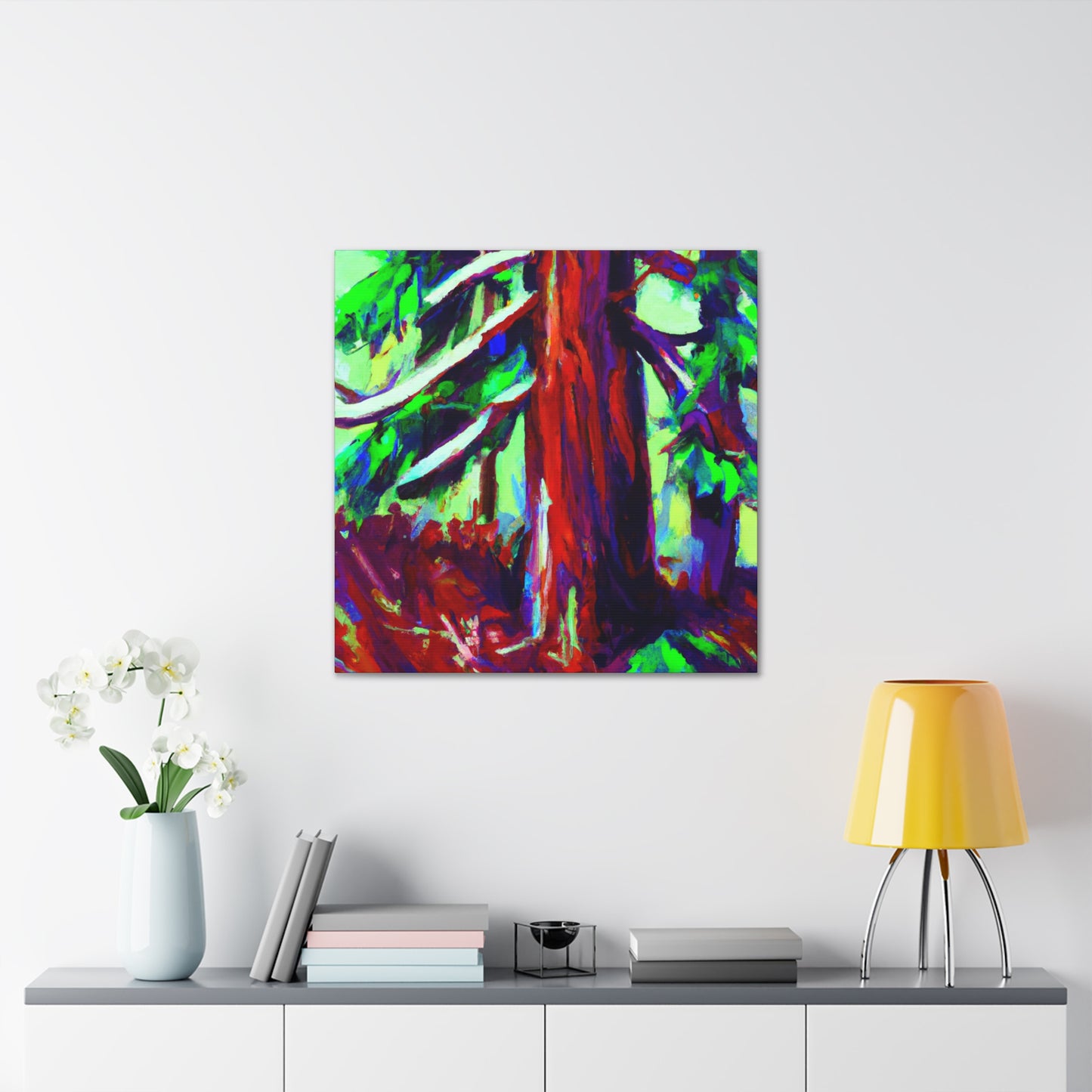 "Redwood in Abstraction" - Canvas