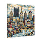 "Pittsburgh's Rustic Harmony" - Canvas