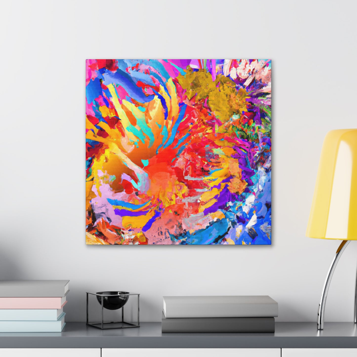 "Vibrant Brush Strokes" - Canvas