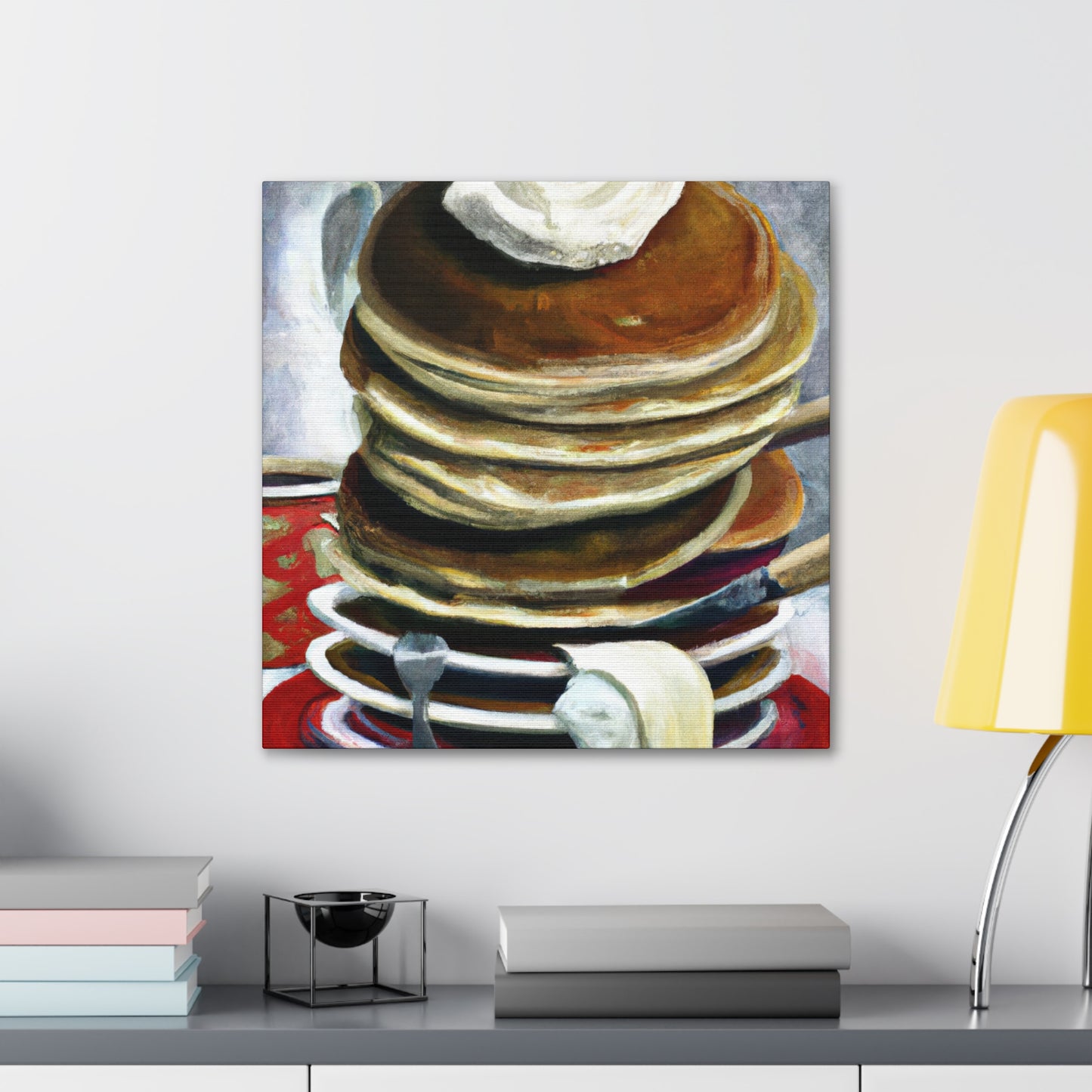 "Pancakes in Surrealism" - Canvas