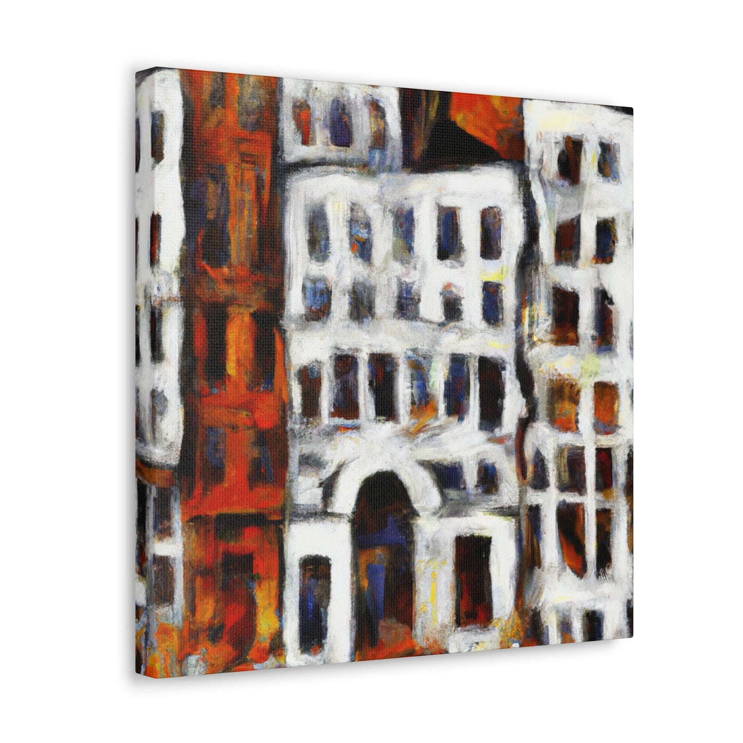 Baroque Abstract Reflection - Canvas