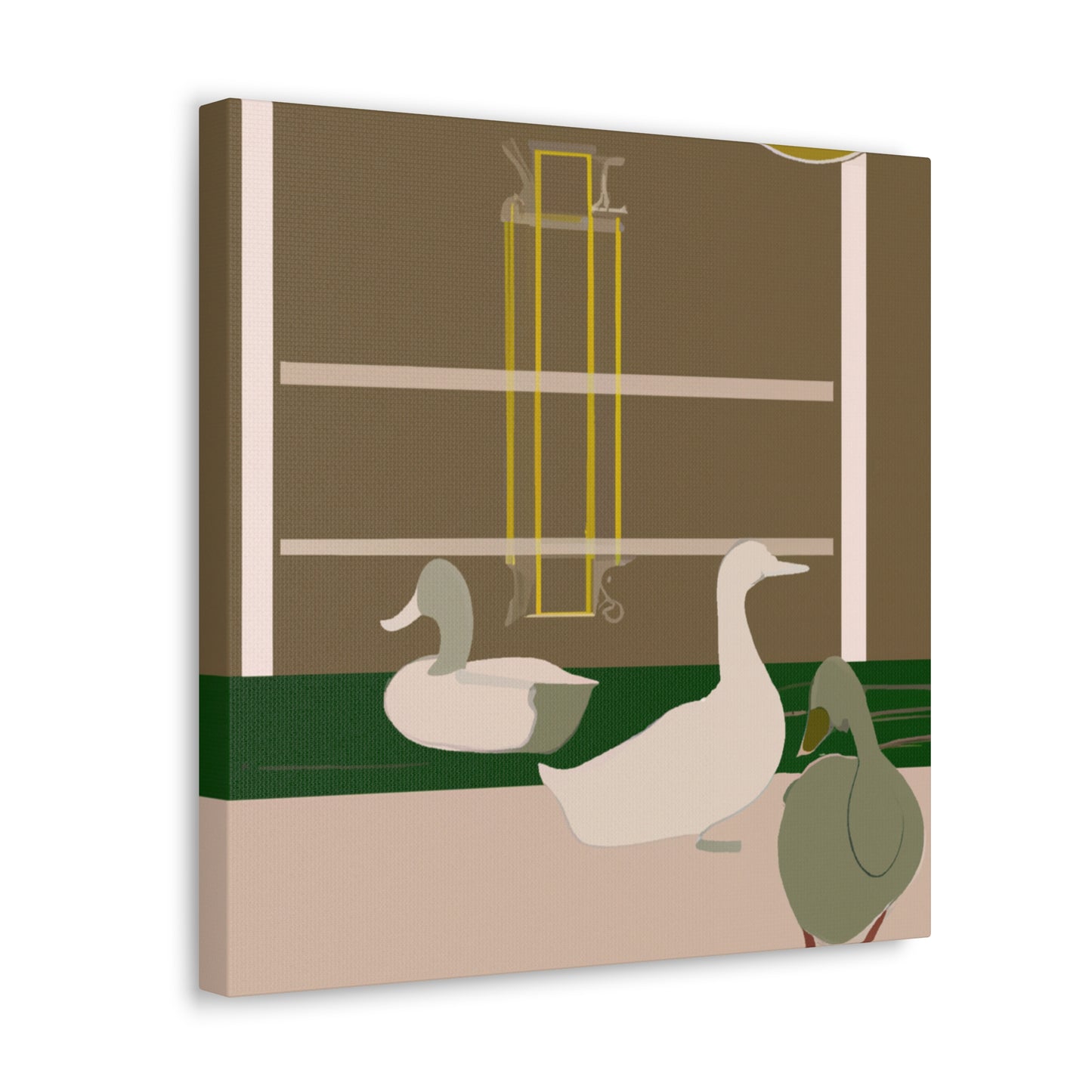 "Duck in Art Deco". - Canvas