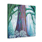 "Majestic Sequoia Trees" - Canvas