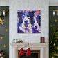 "Border Collie Impressionism" - Canvas