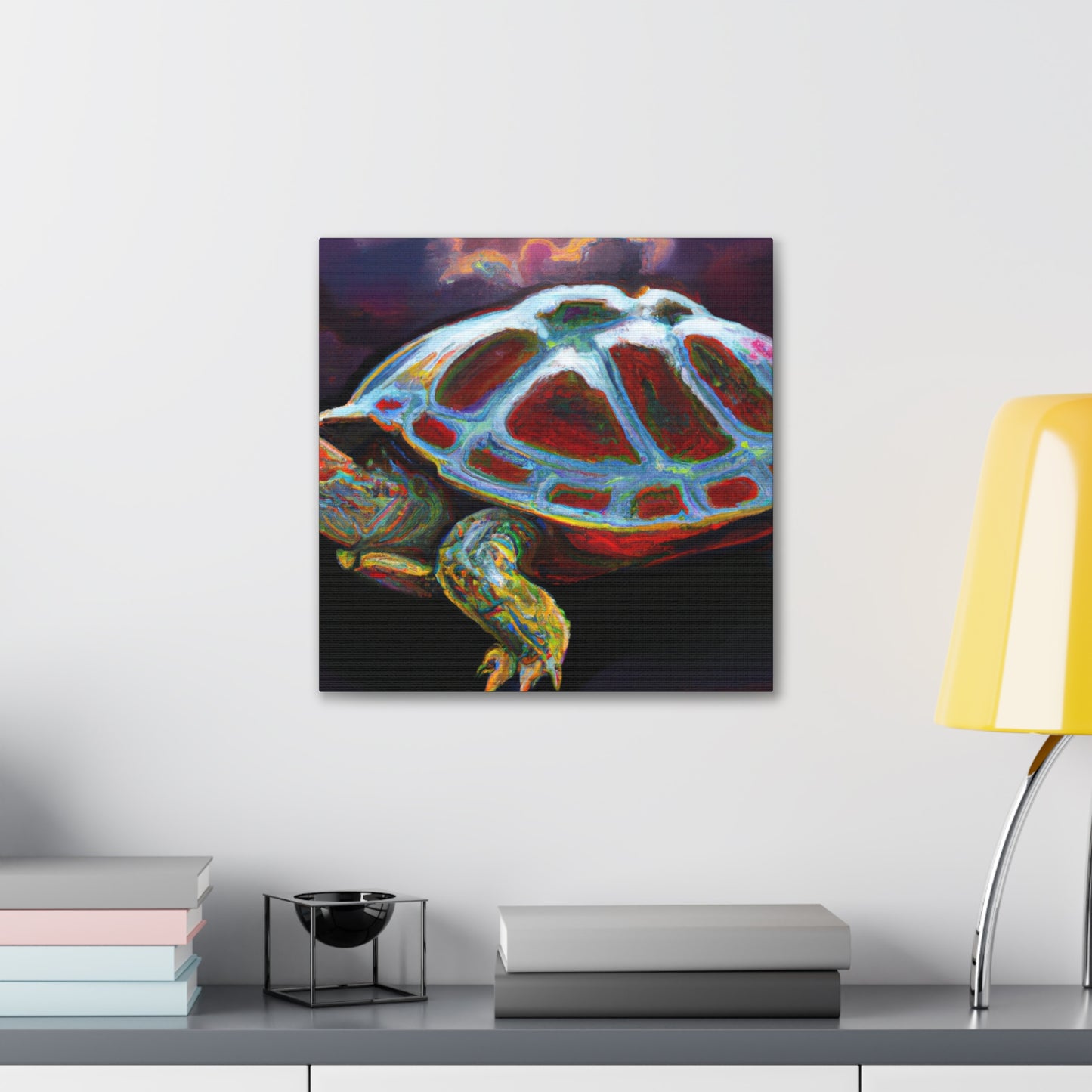 "Turtle on a Shell" - Canvas