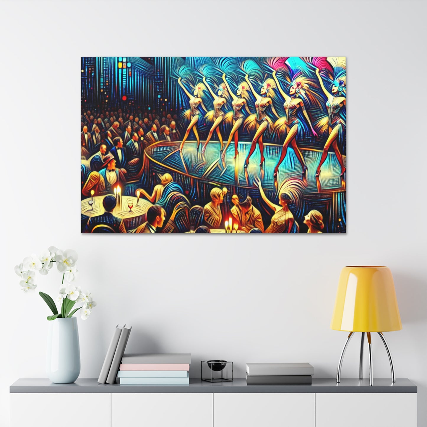 "Ecstatic Cabaret Serenade" - Canvas