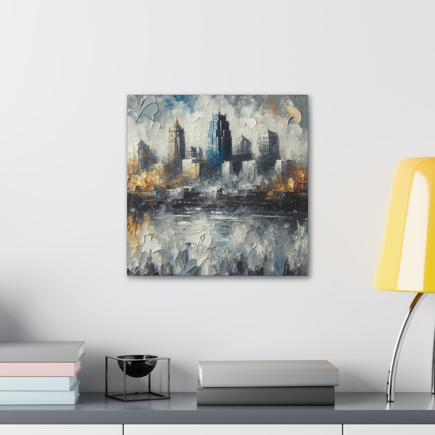 "Urban Symphony Unveiled" - Canvas