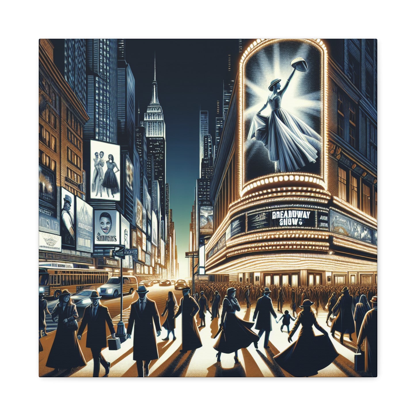 "Vivid Broadway Euphoria" - Canvas