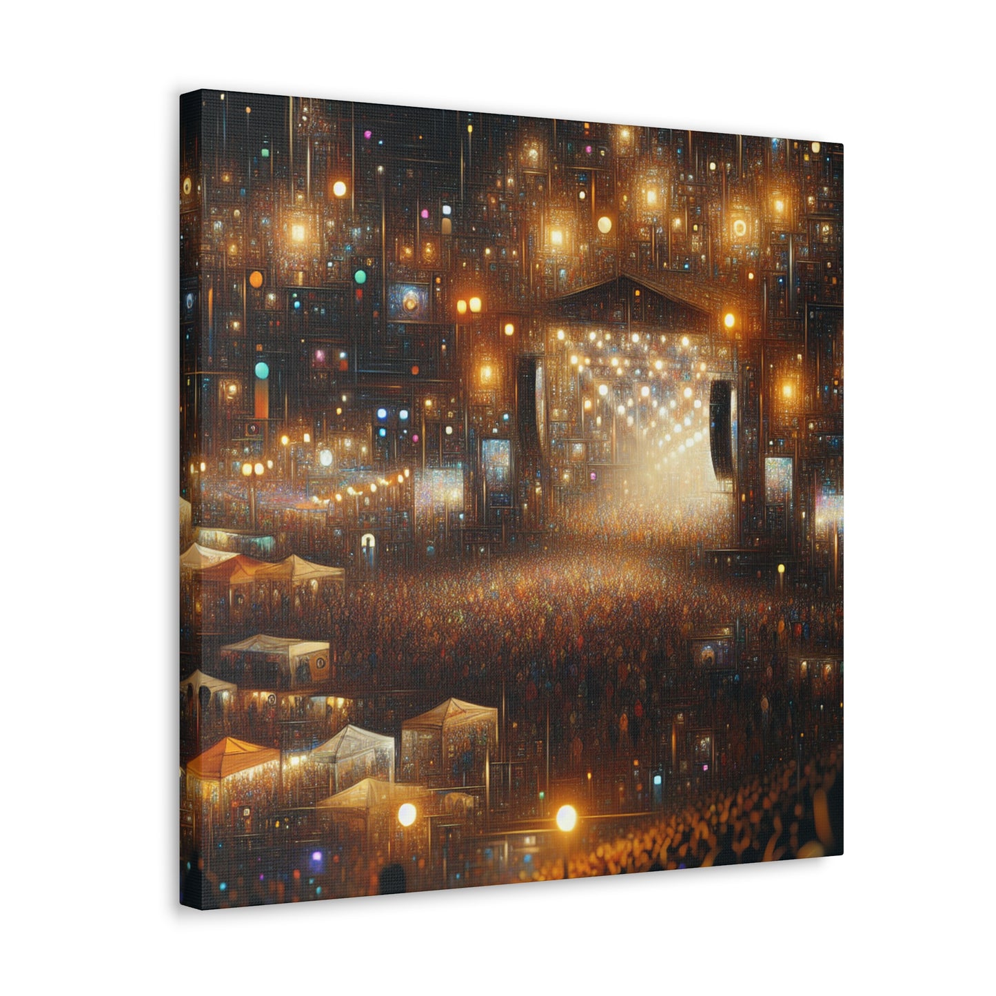 "Vibrant Festive Jubilation" - Canvas