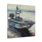 Fishing Boat Expressionism - Canvas