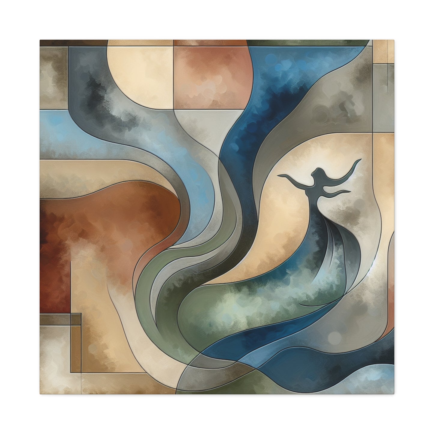 Graceful Flourish of Movement - Canvas