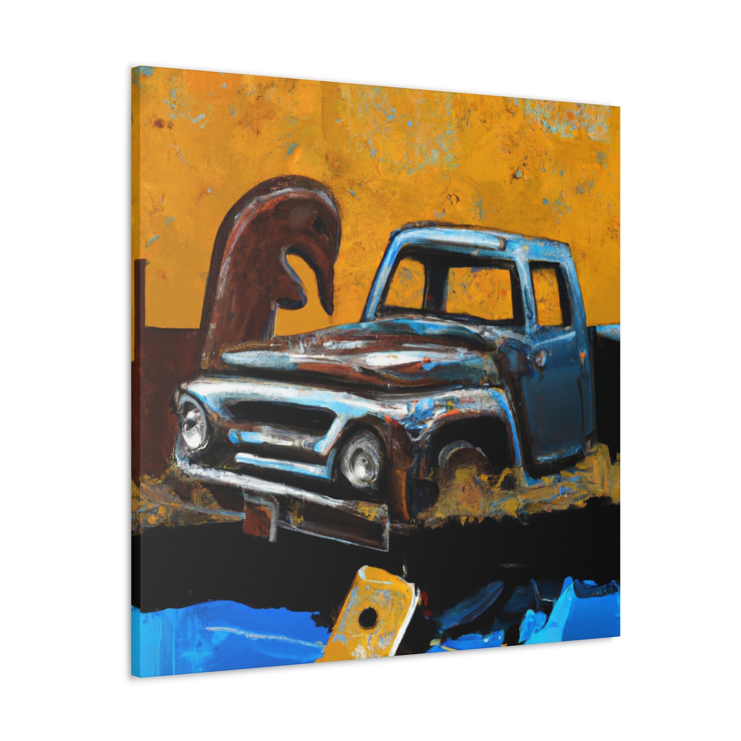 "Old Pickup Dreamscape" - Canvas