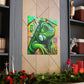 Iguana in Green Hues - Canvas