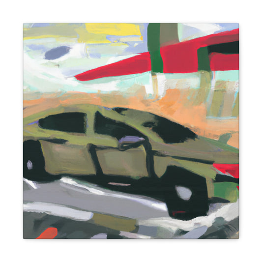 "Car in Abstraction" - Canvas