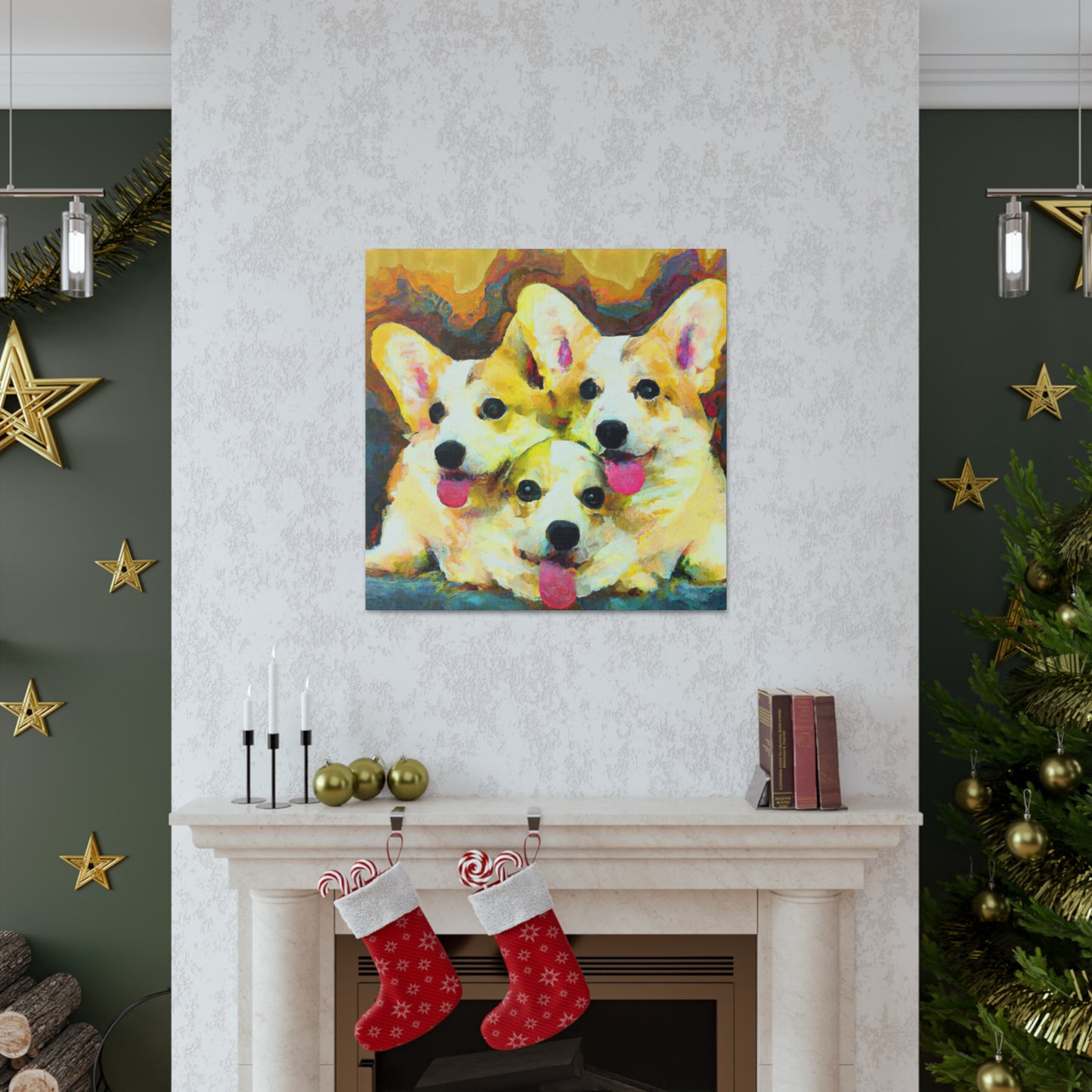 Corgi in a Dream - Canvas