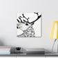 Reindeer in Dreamscape - Canvas