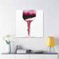 "Wine Glass Simplicity" - Canvas