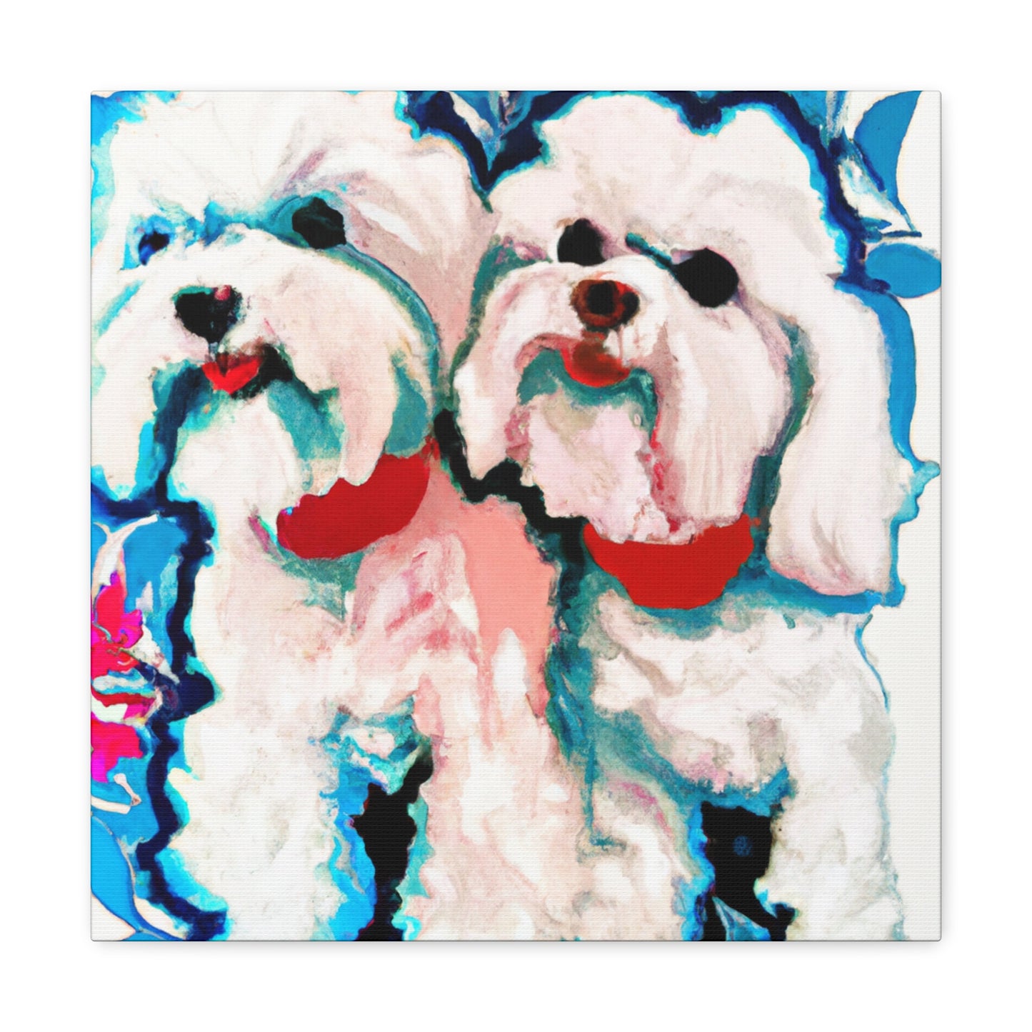 Maltese Nouveau Beauty - Canvas