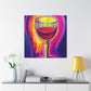 Still Life of Wine - Canvas