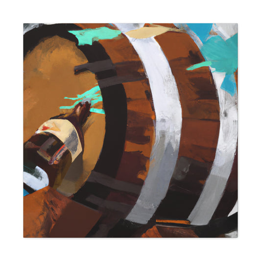 "Whiskey Barrel Surreality" - Canvas