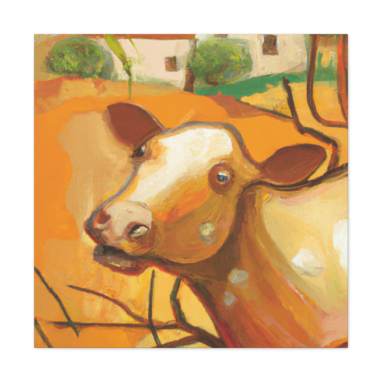 Jersey Cattle Dreamscape - Canvas