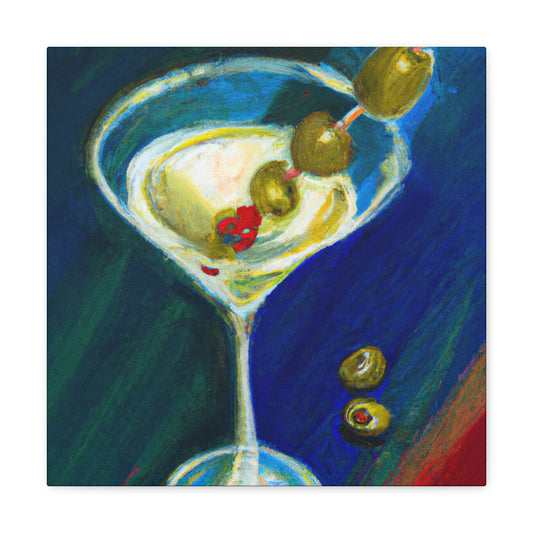 Martini at Midnight Gaze - Canvas