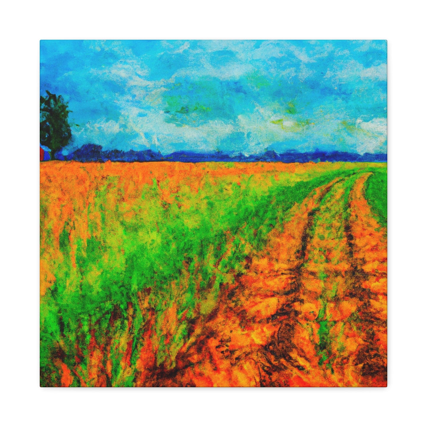 Golden Harvest Fields - Canvas