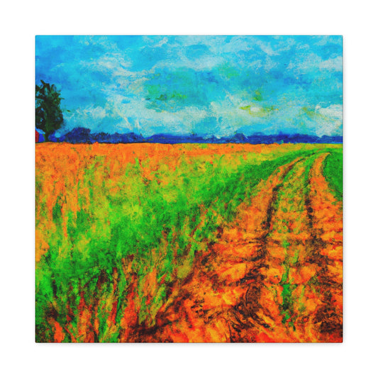 Golden Harvest Fields - Canvas