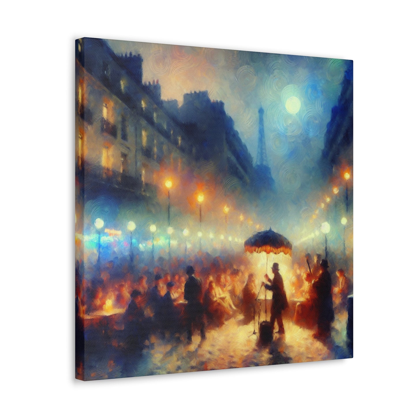 Whimsical Urban Serenade - Canvas