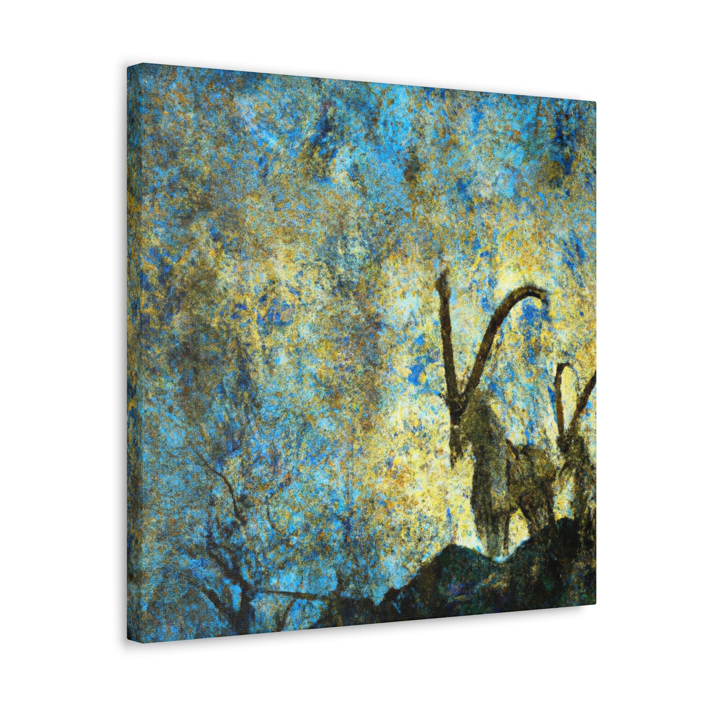 "Ibex in Art Nouveau" - Canvas