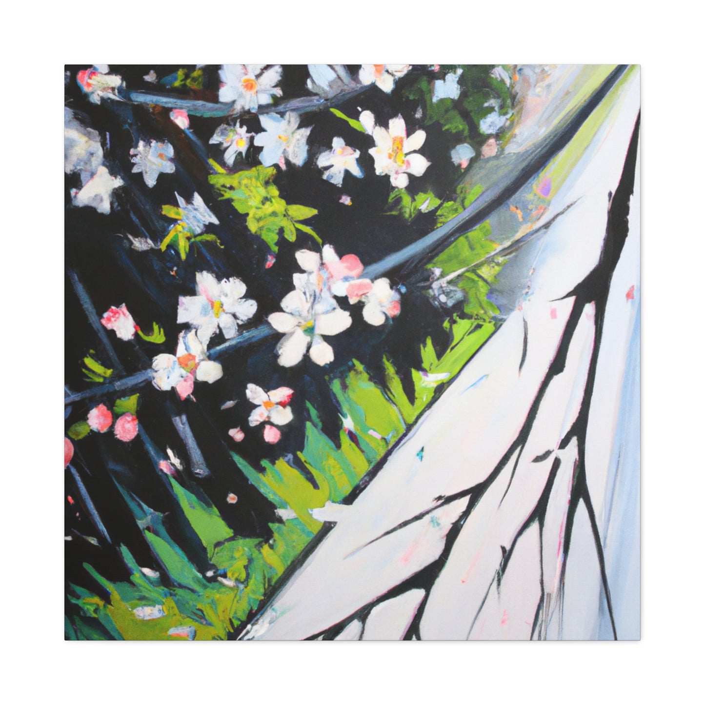 Cherry Blossom Oasis - Canvas