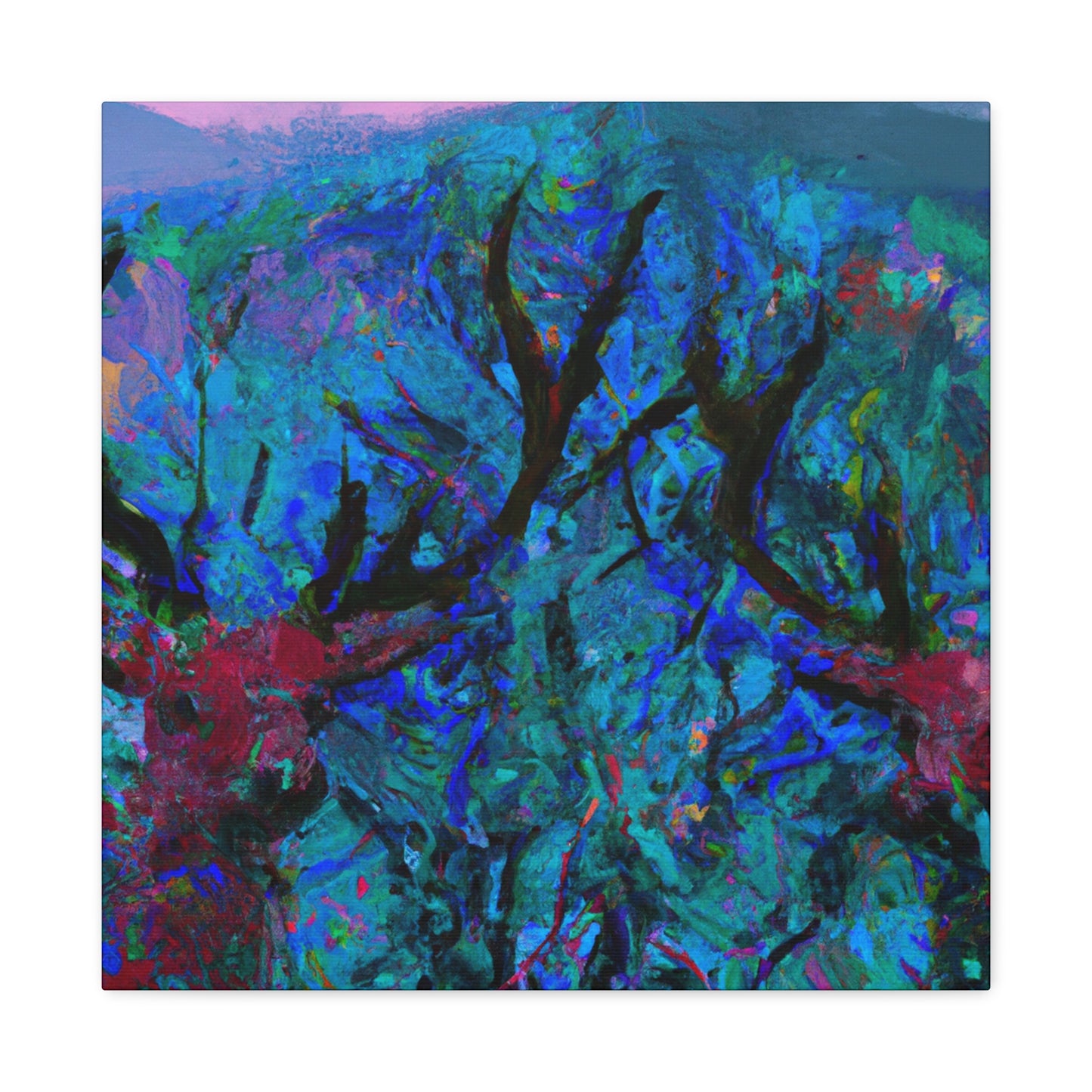 Deer in Impressionism - Canvas