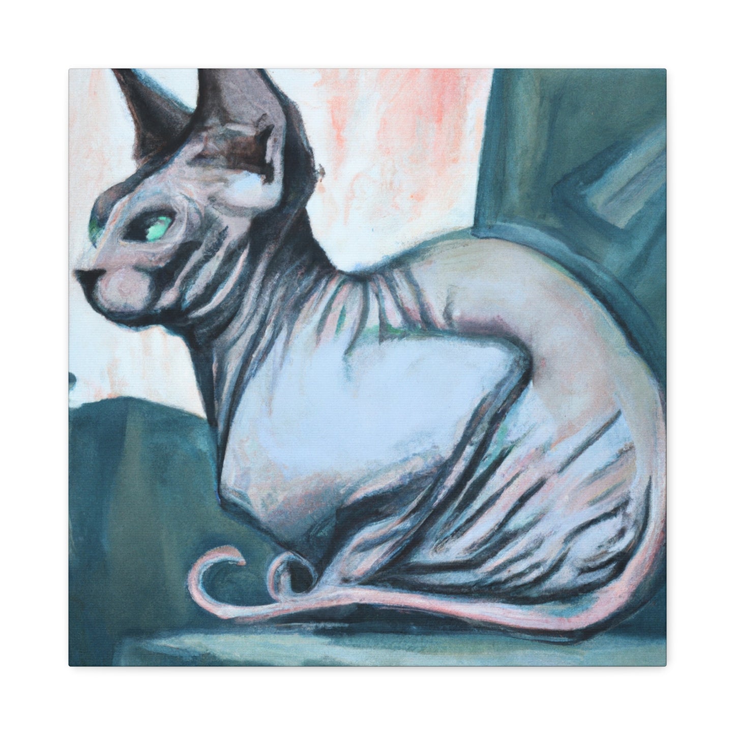 Mysterious Sphynx Art - Canvas