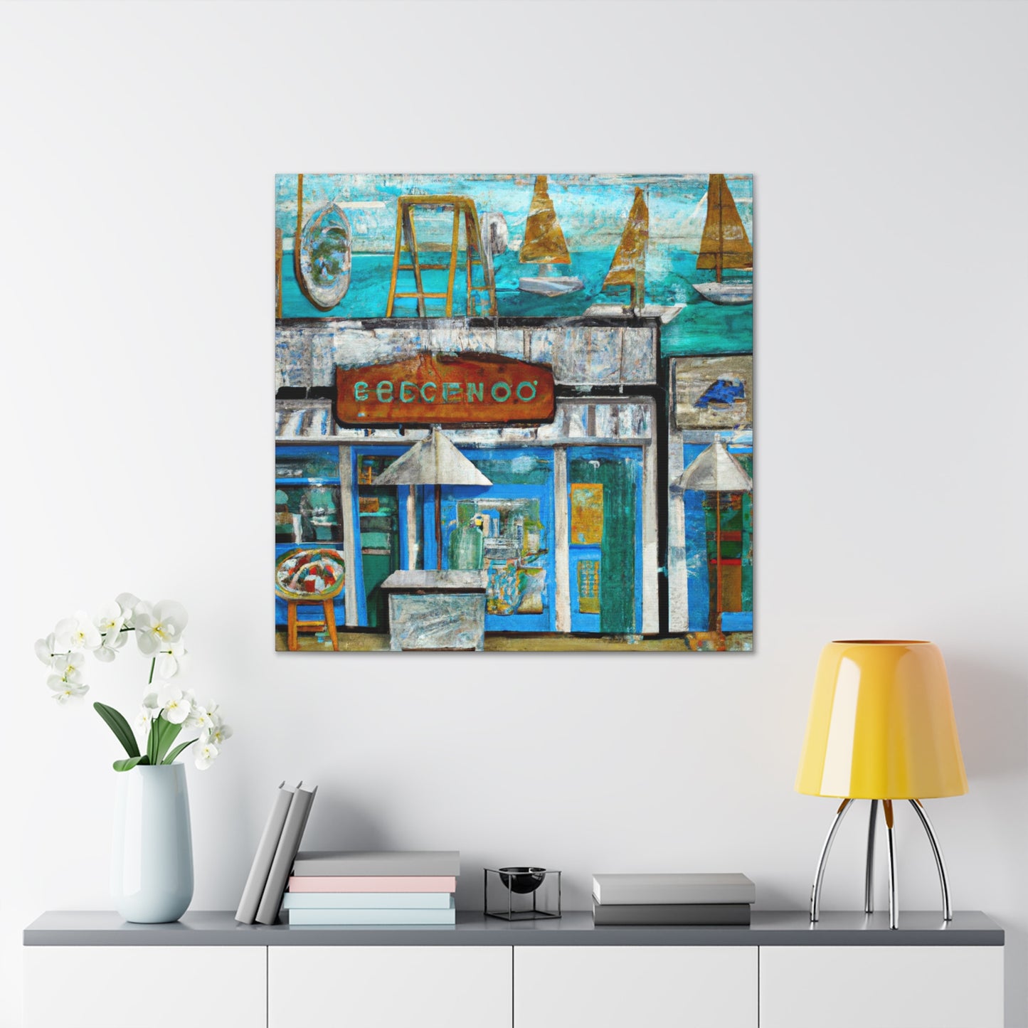 Surfside Shops Splendor - Canvas