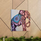 "Elephant in Moonlight Dreaming" - Canvas