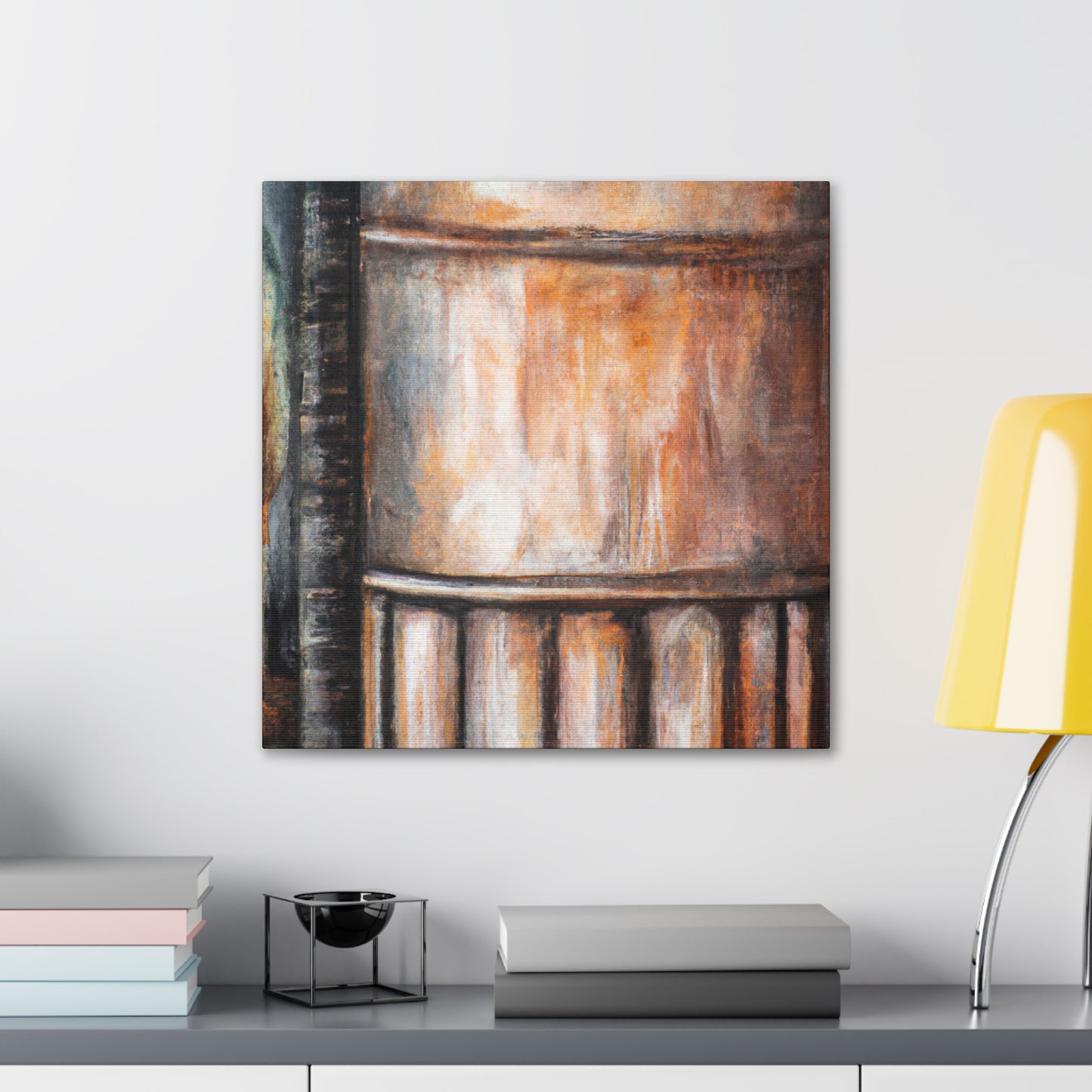 Silo in Splendor. - Canvas