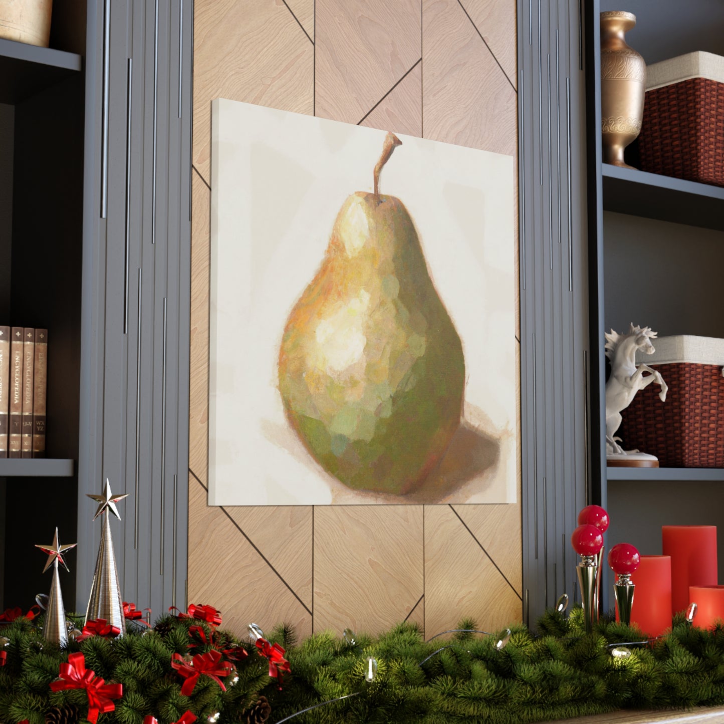 "Pear in Pastels" - Canvas