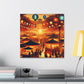 Euphoric Vibrant Gatherings - Canvas