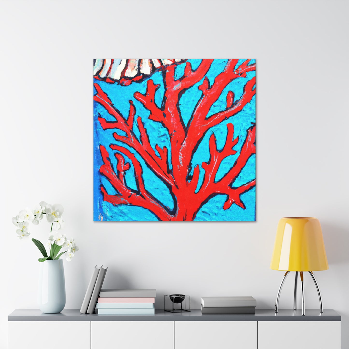 Coral Garden Splendor - Canvas