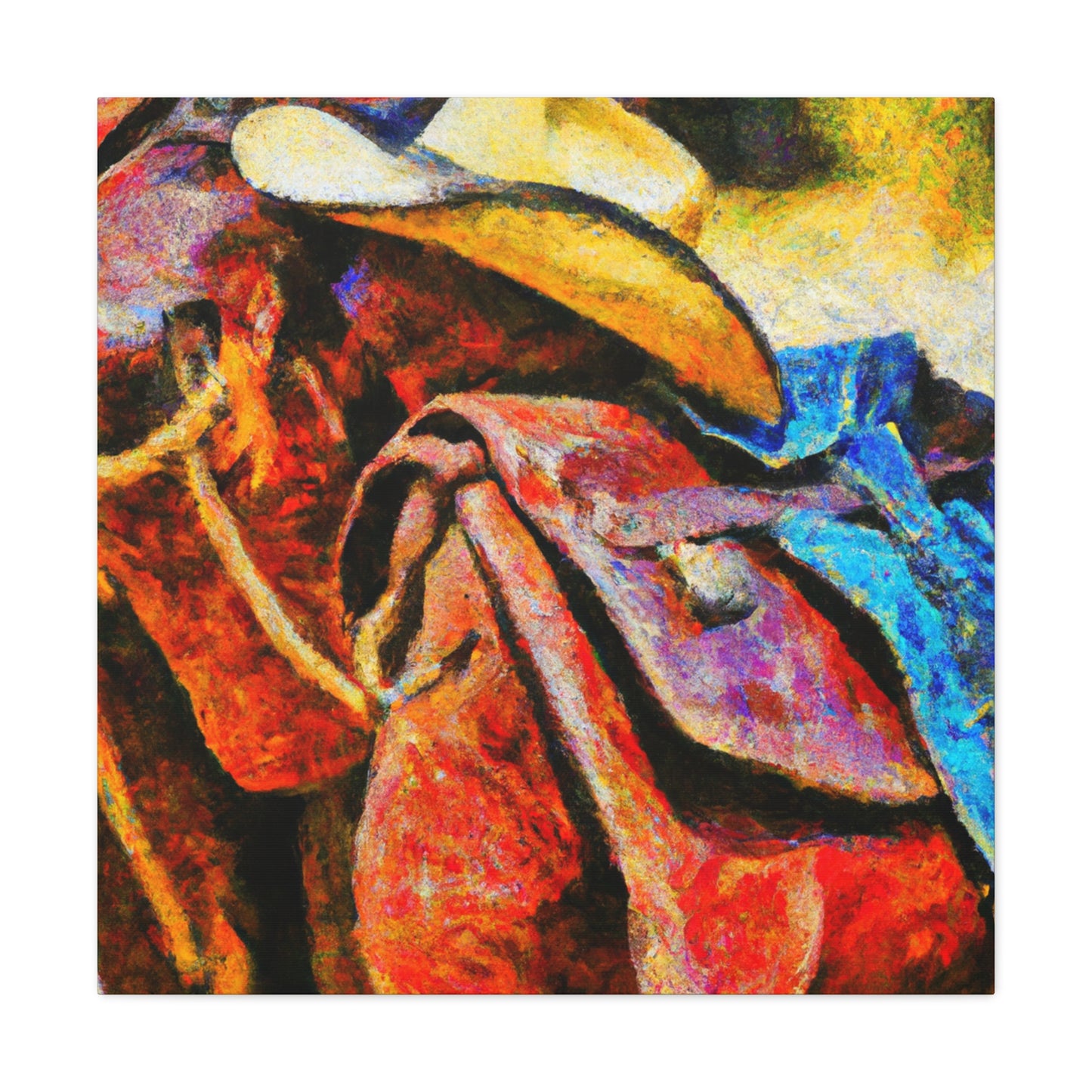 Saddle Bags Impressionism - Canvas