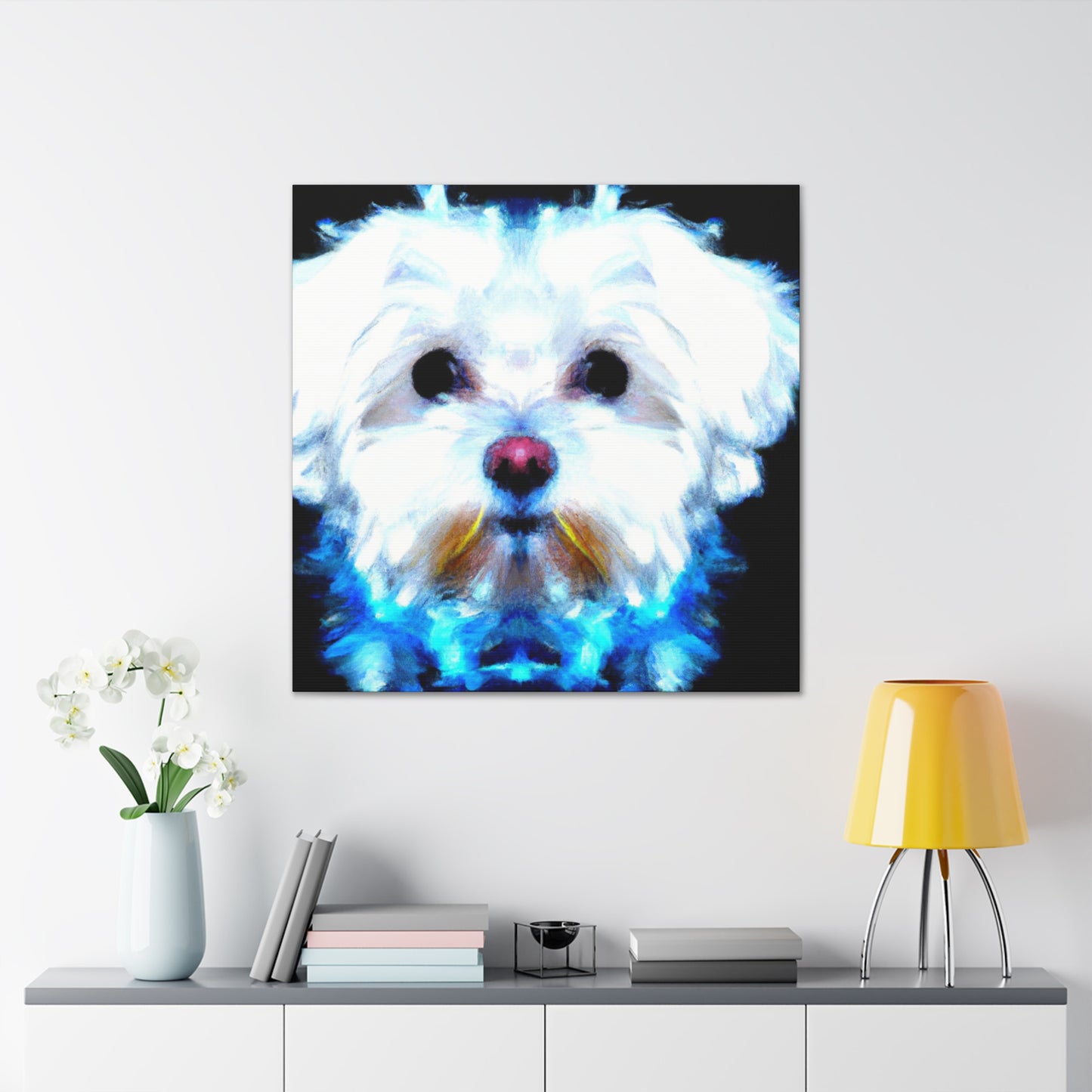 Maltese Majestic Majesty - Canvas