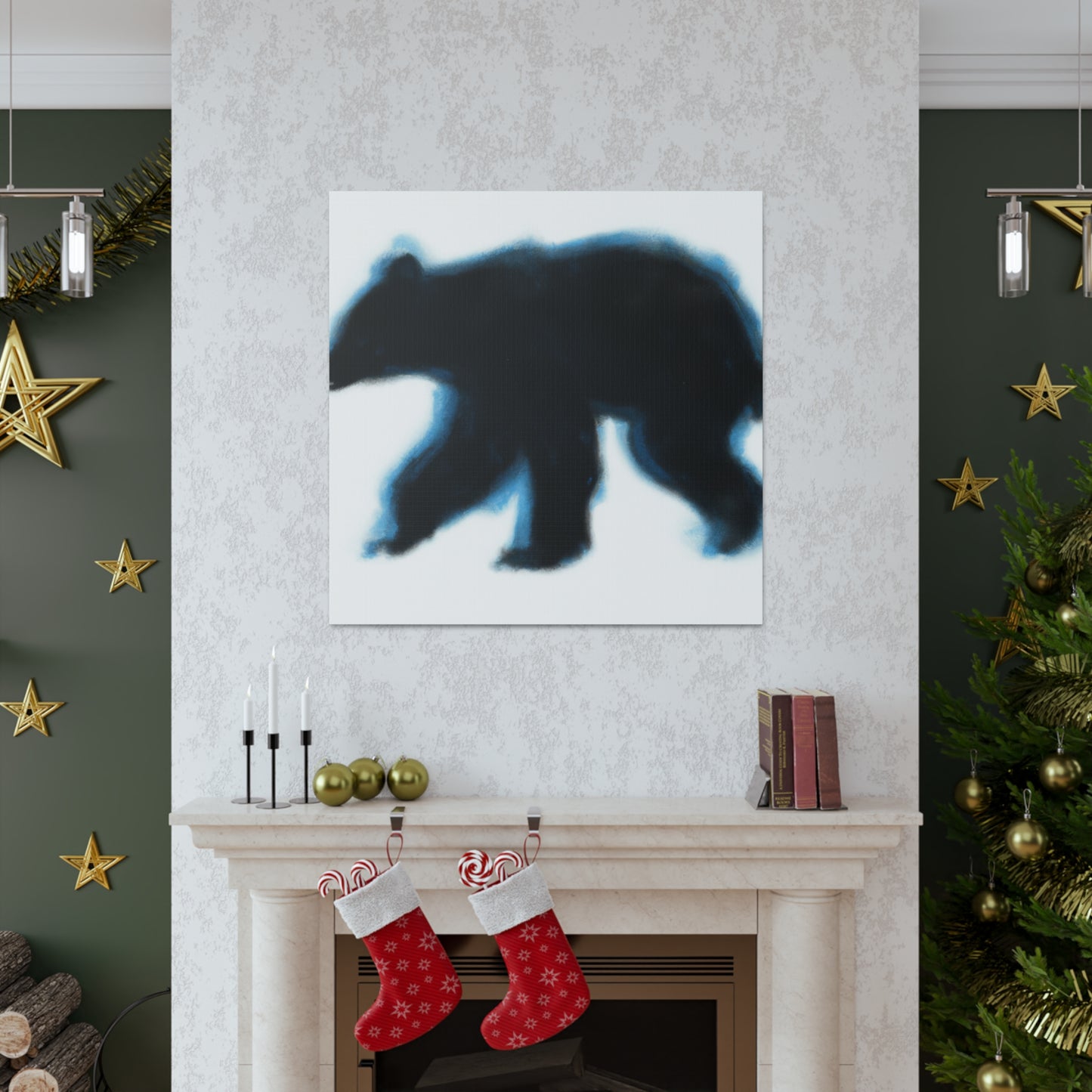 "The Asiatic Bear Roars" - Canvas