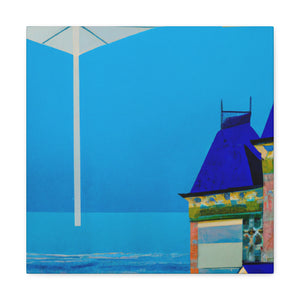 "Beach Cottages Dreaming" - Canvas