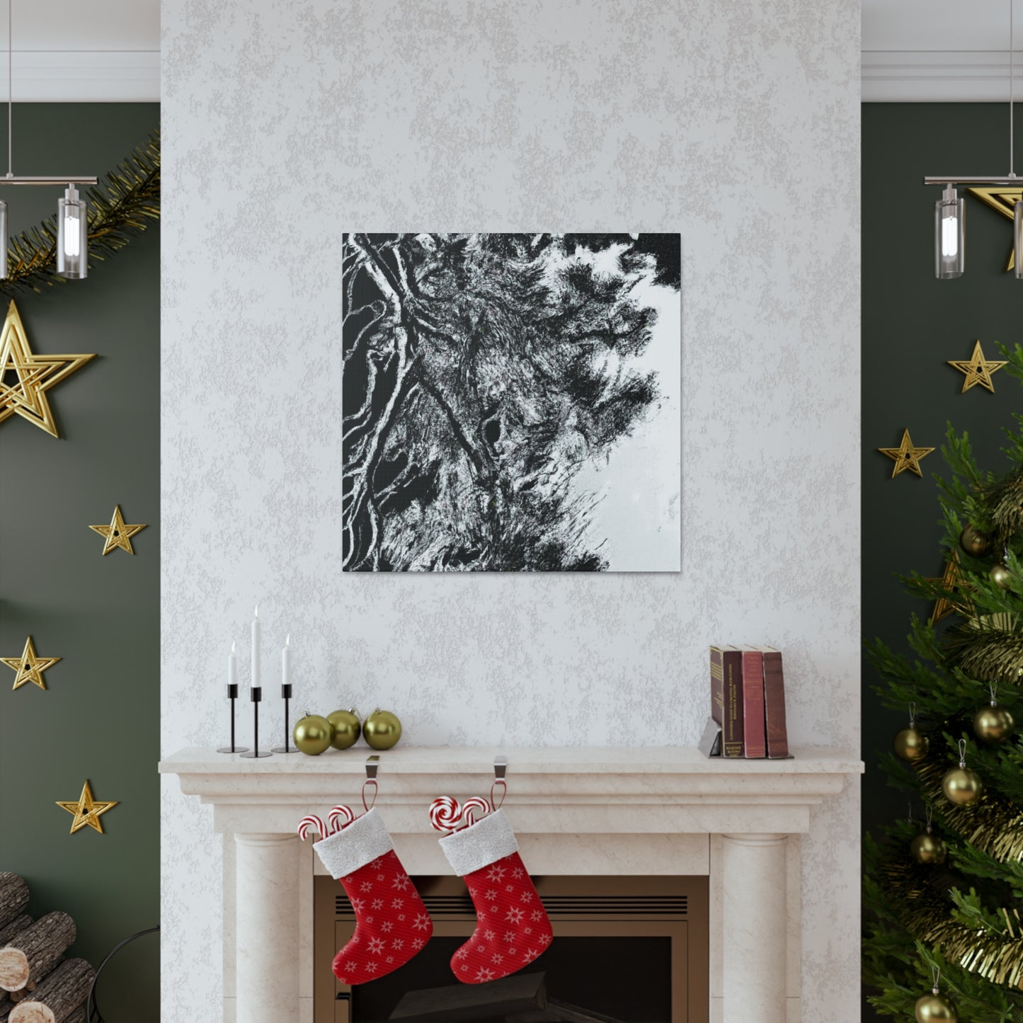 Pine Tree Reflection - Canvas