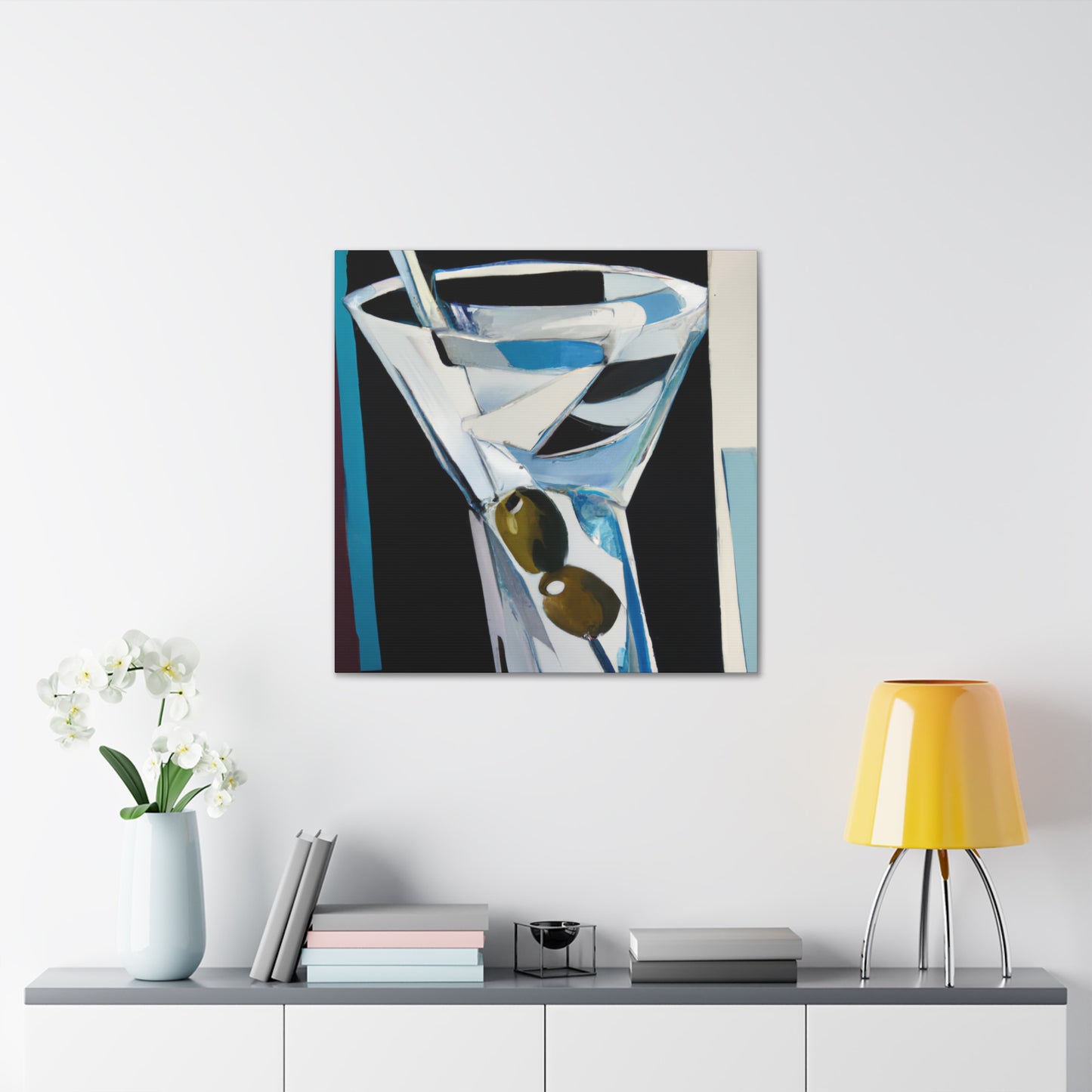 Martini in Monochrome - Canvas