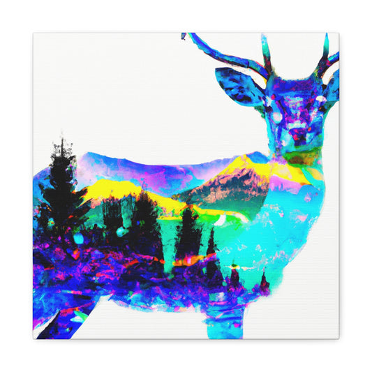 "Deer in Pop Art." - Canvas