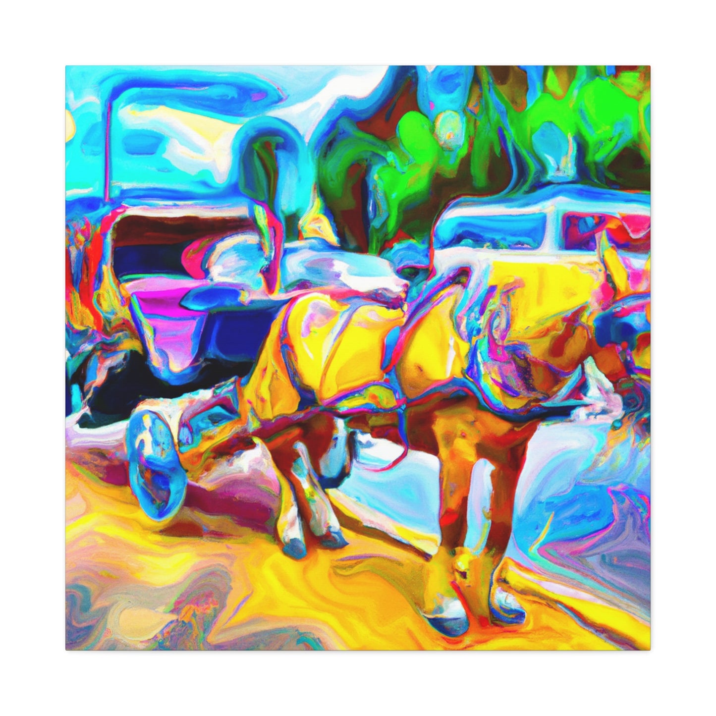 "Chariot of Elegance" - Canvas