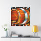 "Whiskey In a Barrel" - Canvas