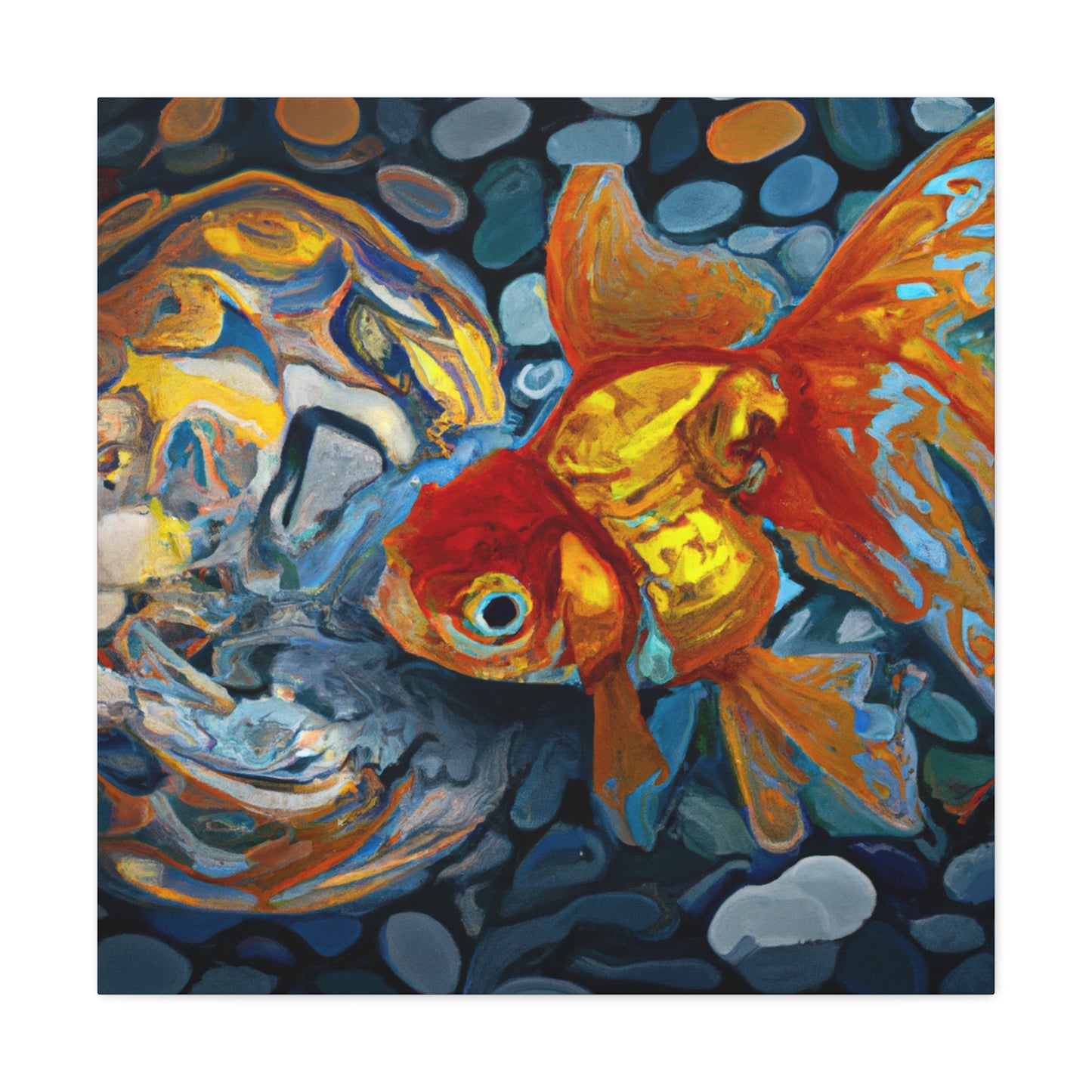 Goldfish in Dreamscape - Canvas